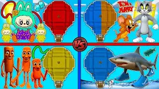 فلم ماين كرافت : كوكب منطاد عائلة توم وجيري ضد لابوبو ضد تونج تونج سهور ضد ترالاليلو ترالالا !!؟ 🔥😱