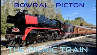 The Picnic Train with Steam Locomotive R766, Bowral - Picton