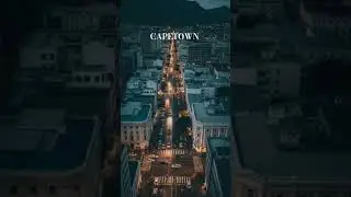 Cape Town's Nighttime Glow is Unreal #travel #aesthetic #shorts