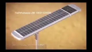 Self-Auto clean solar street light
