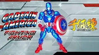 Captain America Fighting Armor - Sentinel Diecast Action Figure Review #captainamerica