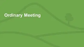 Ordinary Council Meeting - 22 October 2025
