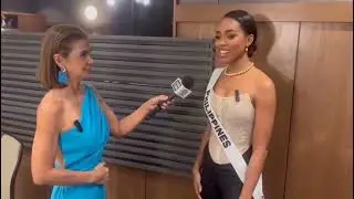 CHELSEA MANALO Interview with Ms. Dyan Castillejo after the close door Interview