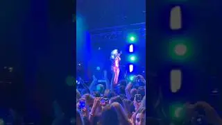Bebe Rexha got hit by a cell phone while performing on stage 😟