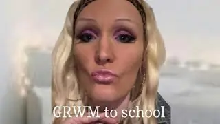 Tyttären GRWM to school-videot