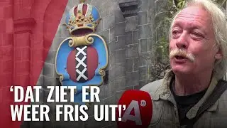 Westertoren na 1,5 jaar (bijna) helemaal uit steigers