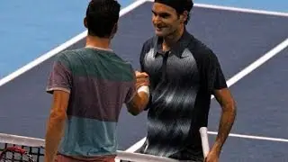Roger Federer vs Grigor Dimitrov ATP Basel 2013 Highlights