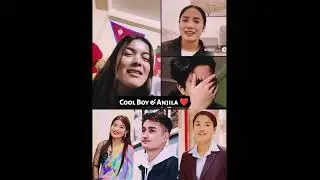 Cool Boy And Anjila First Time Together At Live 😍🥰&hearts;️ #youtube #coolboyflirting #shorts #viralreels&hearts;️