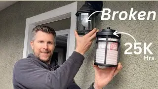 How to Replace Outdoor Light with LED🔆Energy Star⭐️