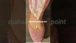 designer jutti for college girls || #shorts #mahakfashionpoint #designerjutti #juttidesign