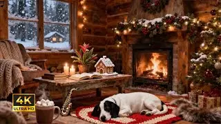 Snowfall Christmas Jazz Music ❄️ Cozy Caf&eacute; Ambience for Peaceful Evenings