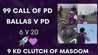 Ballas VS PD Raid || Masoom Maintained 9KD|| Ballas On Top || #ballas #velocityroleplay #vltrp #gta
