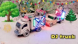 DIY mini DJ wedding light truck durga Pooja mini DJ radha krishna lighting comptition