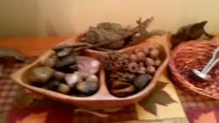 Nature table set up