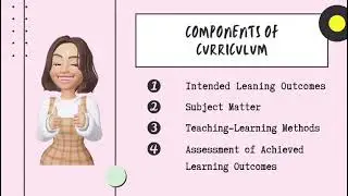 Curriculum Ideas that I Learned