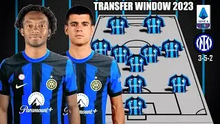 INTER MILAN POTENTIAL STARTING LINEUP WITH  TRANSFER CUADRADO,MORATA,SOMMER TRANSFER WINDOW 2023