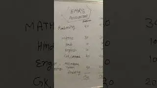 EMRS Accountant syllabus and exam pattern 2023