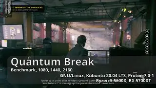 Quantum Break, Proton 7.0-1 Linux , Benchmark