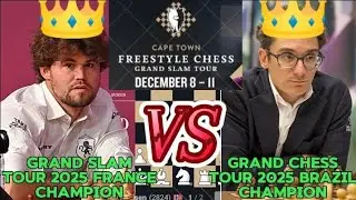 Magnus CARLSEN VS Fabiano caruana FREESTYLE CHESS GRAND SLAM 2025