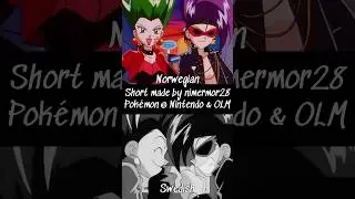 Pok&eacute;mon - Jessie and James as punk rockers (Nordic Multilanguage Comparison)