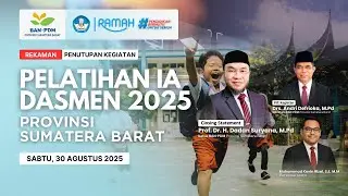 Pelatihan Asesor Instrumen Akreditasi Dasmen Versi 2025 (25 s.d 30 Agust)