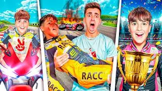 Las CARRERAS MAS EXTREMAS de mi HERMANO en MOTO! *Accidentes y mucho mas!* (PELICULA)