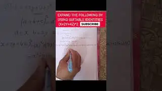 CLASS 9 |POLYNOMIAL & FACTORIZATION|EXPAND THE FOLLOWING BY USING SUITABLE IDENTITIES (X+2Y+4Z)^2