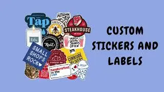 Custom Stickers and Labels 10% off all sticker orders