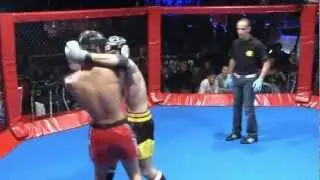 Adriano Gheller vs Nicola Valmarana Muay Thai fight KL CAGE FIGHT 5 Kombat League 23 novembre 2012