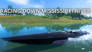 SPEED BOAT RACE DOWN MISSISSIPPI RIVER (PROTO OFFSHORE MK1)