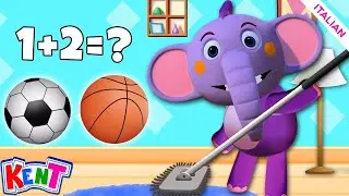 Impara Le Addizioni | Matematica Per Bambini | Cartone Animato Educativo | Kent l'elefante