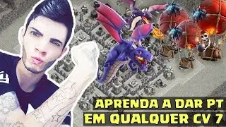 APRENDA A DAR PT EM QUALQUER CV 7,DUAS ESTRAT&Eacute;GIAS MUITO FORTE PRA GUERRA E PUSH NO CLASH OF CLANS