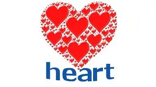 How to draw the heart, how to draw Valentine's day