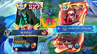 PEMBUKTIAN SIAPA EXP LANE TERKUAT!! GLOBAL ARGUS VS YU ZHONG KOL MLBB - MARI KITA KASIH PAHAM! 
