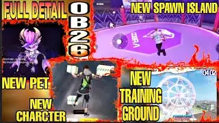 NEW OB26 UPDATE FULL DETAIL ,NEW PET,NEW CHARCTER,NEW LOBBY,NEW GUN MAG,NEW TRAINING GROUND ,
