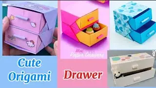 DIY Secret stepper box#Paper craft drawer boxes#Secret box. Origami drawer#artlife