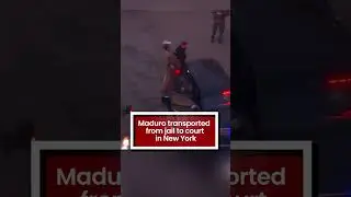 Maduro transported from jail to court in New York  #news