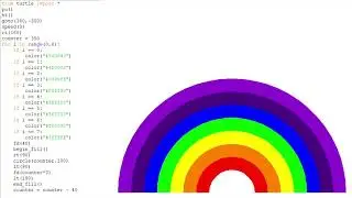 Rainbow | Python Turtle
