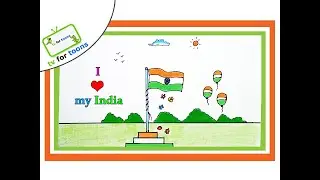 indian flag drawing | flag drawing | flag drawing easy | drawing | kids drawing | drawing for kids