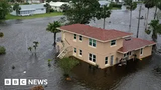 Hurricane Nicole makes landfall in Florida causing power outages - BBC News
