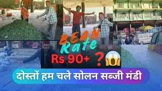 #vlog-7 Bean rate Solan sabji mandi||Tumhara yrr Pradeep||#bean #solan #sabjimandi #vlogsolan 