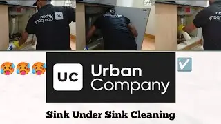 Sink Under Sink Cleaning ! Urban Company Sink Cleaning ! Sink Cleaning With Cobord ! Work Vlog 