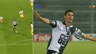 Cristiano Ronaldo's FIRST EVER GOALS In Professional - Vs Moreirense 2002