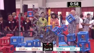 2015 VRC Arts Q29 - 2114A 5212A vs 7258A 8227 - 48 to 82 - VEX Worlds 2015 - Arts Division