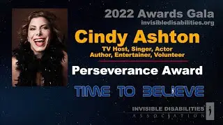 Cindy Ashton | Perseverance Award | Time to Believe | Invisible Disabilities Association
