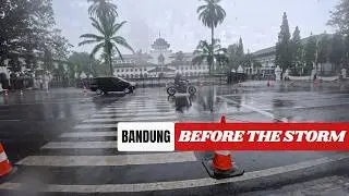 ​Bandung Indonesia, 4K Walking Tour: Before the Storm