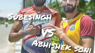 Abhishek soni VS subesingh International players India!! new Best warm-up Spikes TOP 5