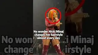 No wonder Nicki Minaj changes her hairstyle almost every day #shorts #viral #foryou #nickiminaj