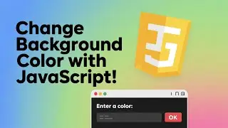 Change Background Color with Prompt in JavaScript | Beginner Web Project