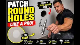 drywall repair essential steps for patching round holes in your walls